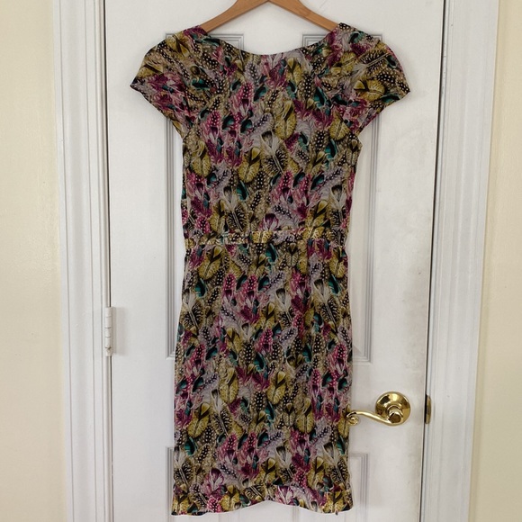 Anthropologie LEIFSDOTTIR FEATHER FIESTA DRESS Size 0 VGC - Picture 5 of 8